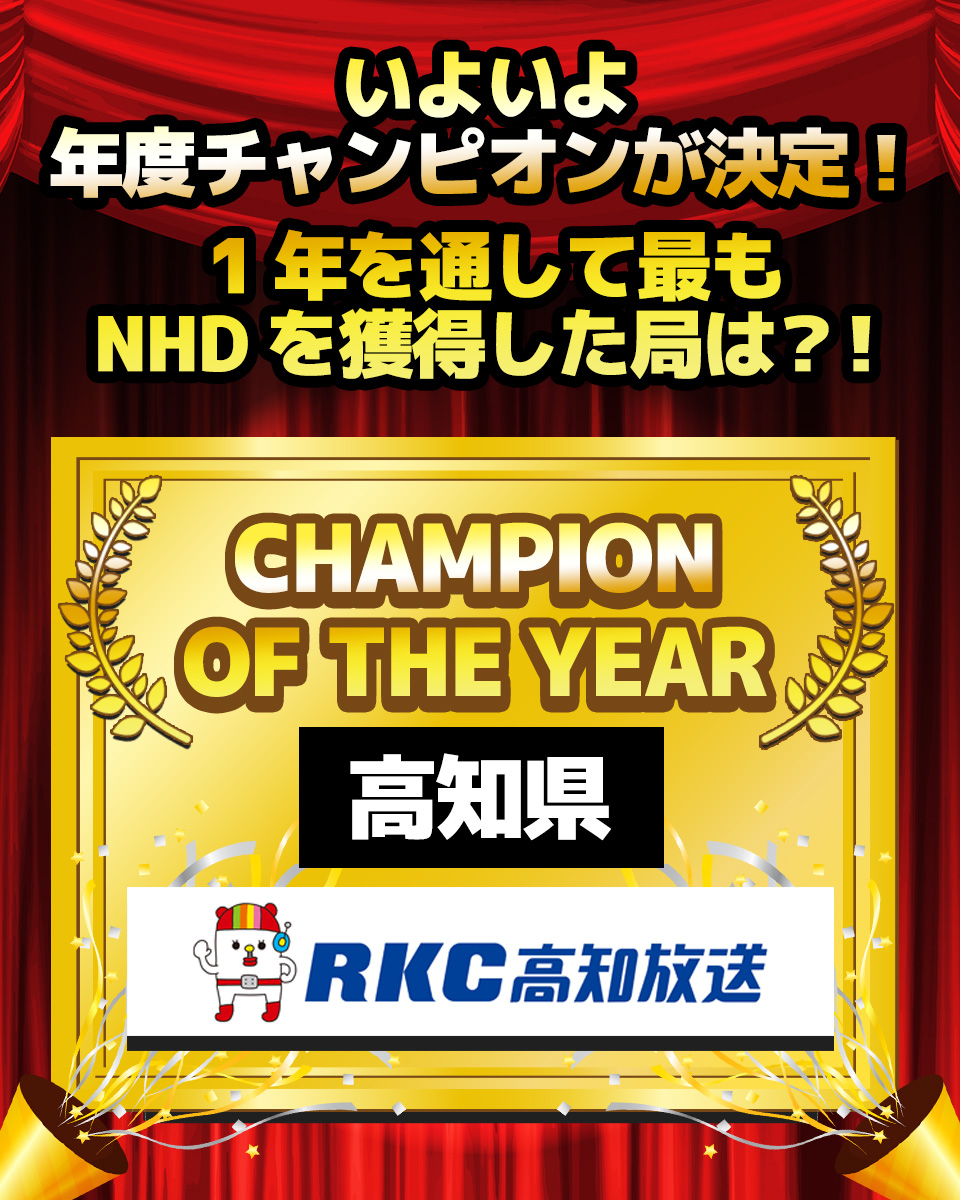 年度チャンピオン